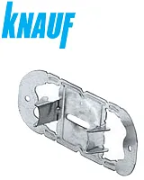 Зажим прямой KNAUF для крепления профилей CD 60/27. Латвия.