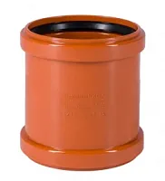 Муфта надвижная (ремонтная) 110мм для наружной канализации KGU. Германия.