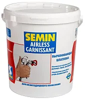 Шпатлёвка SEMIN AIRLESS GARNISSANT (белая крышка). 25 кг. РФ.
