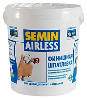 Шпатлёвка SEMIN AIRLESS CLASSIC (белая крышка). 25 кг. РФ.