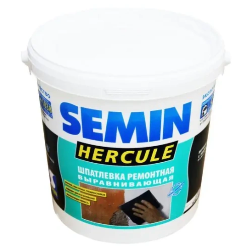 Шпатлёвка ремонтно-реставрационная SEMIN HERCULE. 5 кг. РФ. Шпатлёвка ремонтно-реставрационная SEMIN HERCULE. 5 кг. РФ.