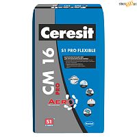 Клей для плитки Ceresit СМ 16 S1 PRO FLEXIBLE 20кг, шт