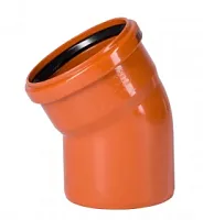 Отвод 110х30º для наружной канализации KGB. Германия.