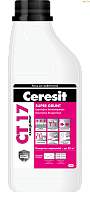 Грунт Церезит СТ 17, 1 л, концентрат бесцветный, Ceresit CT17, шт.