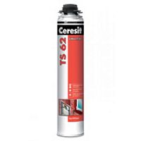 Пена монтажная Ceresit TS 62, 750 мл, профессиональная, шт