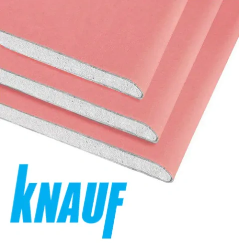 Гипсокартон KNAUF огнестойкий  12,5х1200х2500 мм. РФ.