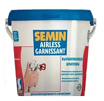 Шпатлёвка SEMIN AIRLESS GARNISSANT (синяя крышка). 25 кг. РФ.