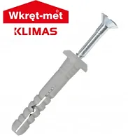 Дюбель Klimas SMK 6*80. Нахлест. Пачка 100 шт. Польша.
