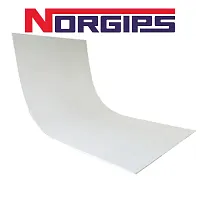 Гипсокартон Norgips арочный  6,5х1200х2600 мм. Польша.